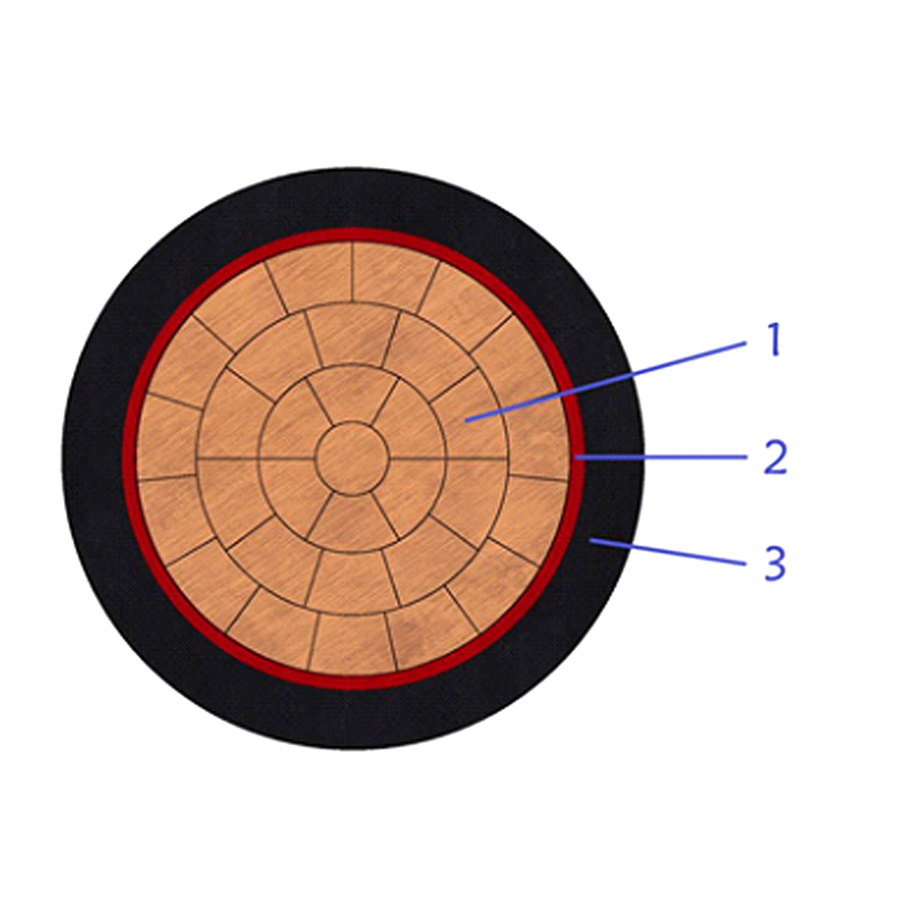 CU/PVC/PVC 600/1000V Single-Core PVC Insulated Unarmored Power Cable