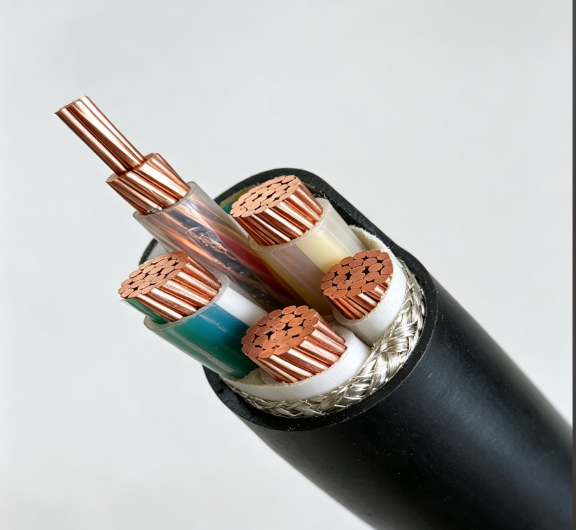 Plastic insulated (flame-retardant, fire-resistant) control cable