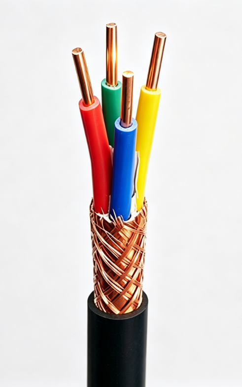 Plastic insulated control cable
