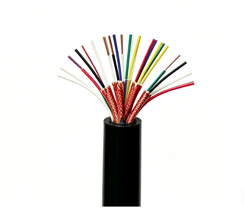 Flame-retardant computer and instrument cables